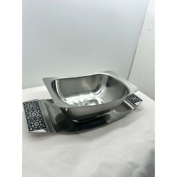 Velvet 18 Stainless‎ Stanley Roberts Serving Bowl Tray  6.5"x4.5" GAR2-2 - Picture 5 of 7